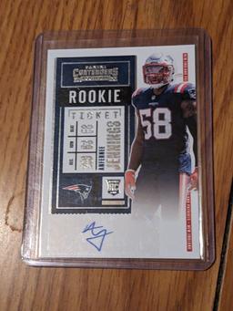 Anfernee Jennings 2020 Panini Contenders #189 Rookie Ticket Autograph RC Auto