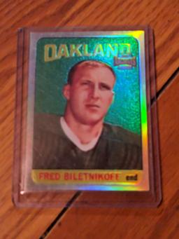 2001 Topps Archives Reserve Fred Biletnikoff Refractor #133 Oakland Raiders