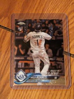 2018 Topps Chrome Update - Rookie Debut #HMT100 Willy Adames (RC)