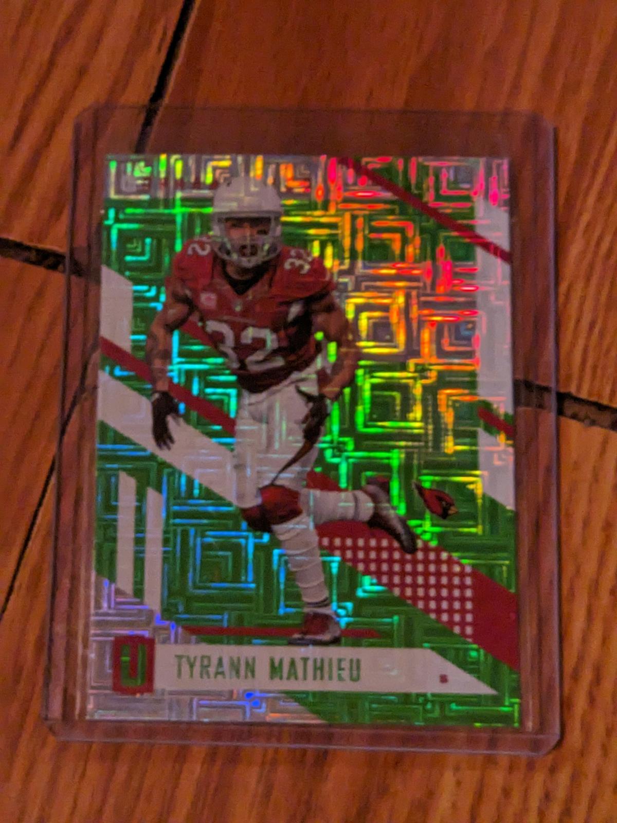 Tyrann Mathiew 2017 Panini Unparalleled Lime Green Parallel Football Card