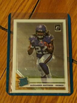 2019 Panini Donruss Optic Rated Rookie Alexander Mattison #181 RC