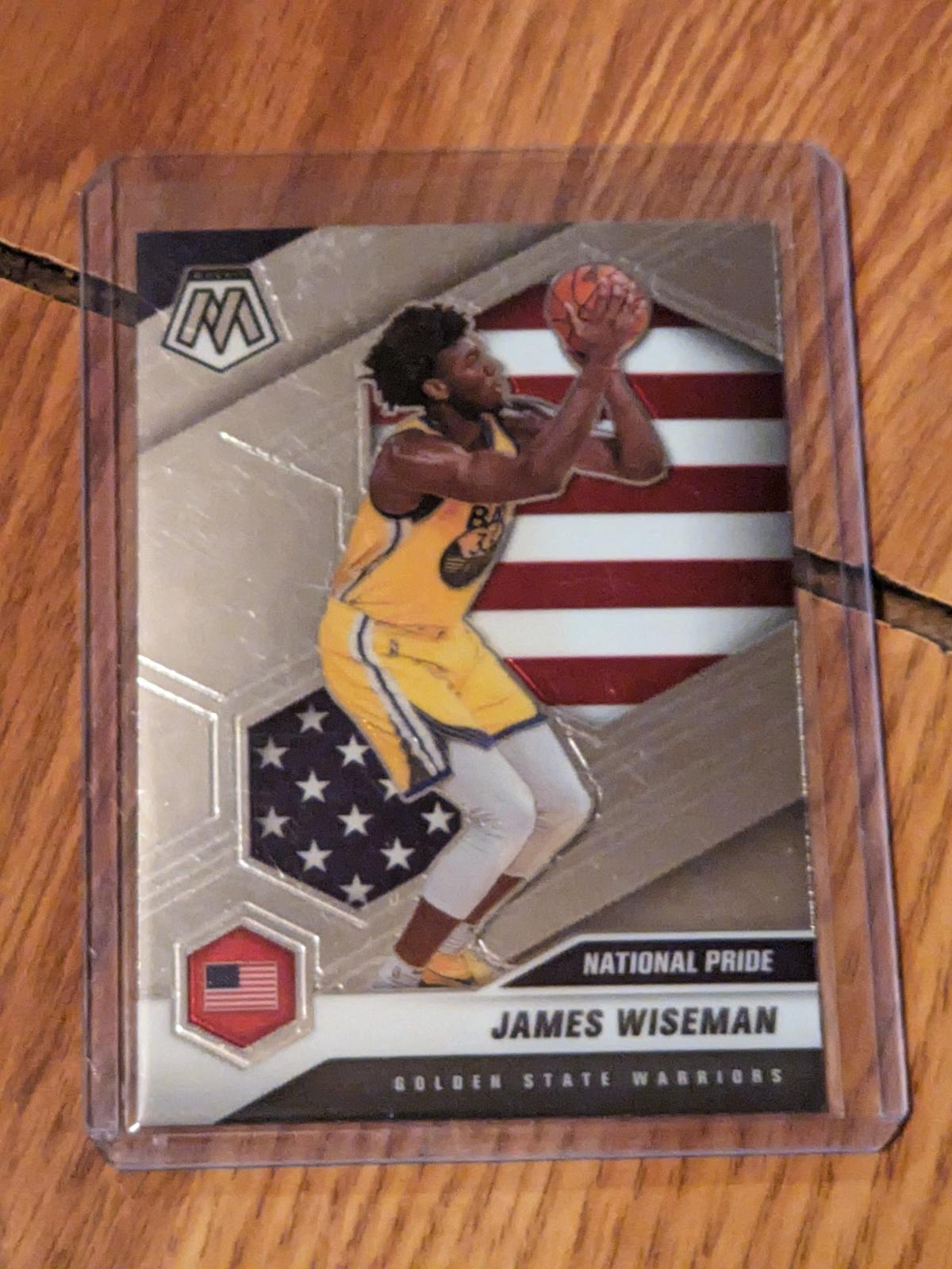 2020-21 Panini Mosaic National Pride James Wiseman Golden State Warriors #260