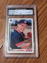 Jime Thome autographed 1991 Upper Deck card Authenticated by Fivestar Grading Graded