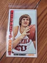 1976-77 Topps #91 Kevin Kunnert jumbo card