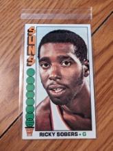 Ricky Sobers 1976-77 Topps jumbo card