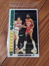 John Drew 1976-77 Topps jumbo card