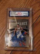 Luka Doncic 2019 Panini Prizm auto Authenticated by Fivestar Grading Graded
