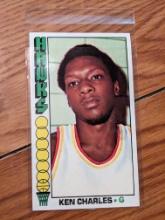 Ken Charles 1976-77 Topps jumbo card