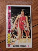 Geoff Petrie 1976-77 Topps jumbo card