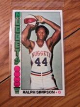 Ralph Simpson 1976-77 Topps jumbo card