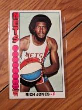 Rich Jones 1976-77 Topps jumbo Vintage card