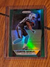 2017 Panini Prizm Rookies Green Prizm Curtis Samuel #221 Rookie RC