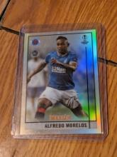 Topps Merlin Chrome 20/21 Nr 98 Alfredo Morelos Refractor Silver Rookie RC