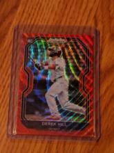 69/99 SP 2021 Panini Prizm Derek Hill Red Wave Prizm /