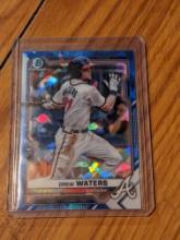 Drew Waters 2021 Bowman Chrome Sapphire Rookie Parallels Draft Prospects Blue Ice