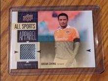 2011 Upper Deck World of Sports All-Sport Apparel Mem #AS-BC Brian Ching 057-F