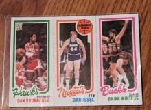 Dan Roundfield Dan Issel Brian Winters 1980 81 Topps Basketball Card