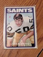 1972 TOPPS Jake Kupp football card #164