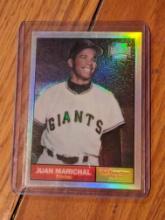 2001 Topps Archives Reserve Chrome Refractor Juan Marichal Rookie Card