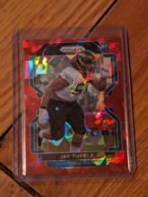 2021 Panini Prizm NFL Jay Tufele RC Red Cracked Ice #440 - Jaguars