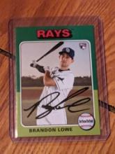 2019 Topps Heritage - Brandon Lowe - RC - Rookie - #111 - Tampa Bay Rays