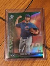 TREVOR CLIFTON 2017 BOWMAN CHROME SCOUTS' TOP 100 CARD #BTP-72