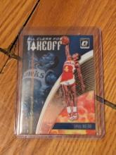 2018-19 PANINI DONRUSS OPTIC ALL CLEAR FOR TAKEOFF SPUD WEBB