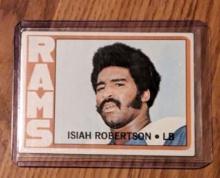 1972 Topps Football # 215 Isiah Robertson Los Angeles Rams