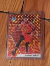 De'Andre Hunter 2019-20 Panini Mosaic Orange Reactive Prizm RC #239 Atlanta