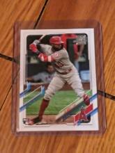 2021 Topps Series 1 Joe Adell Angels Rookie RC #43