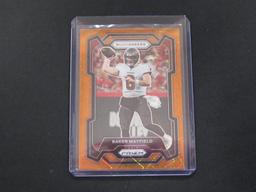 2023 PANINI PRIZM BAKER MAYFIELD ORANGE LAZER