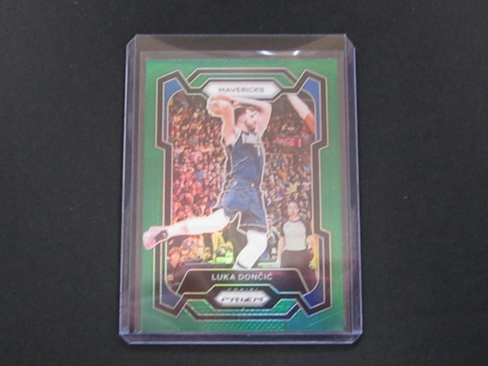 2023-24 PANINI PRIZM LUKA DONCIC GREEN PRIZM