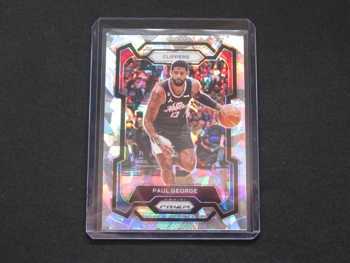 2023-24 PANINI PRIZM PAUL GEORGE SILVER ICE PRIZM