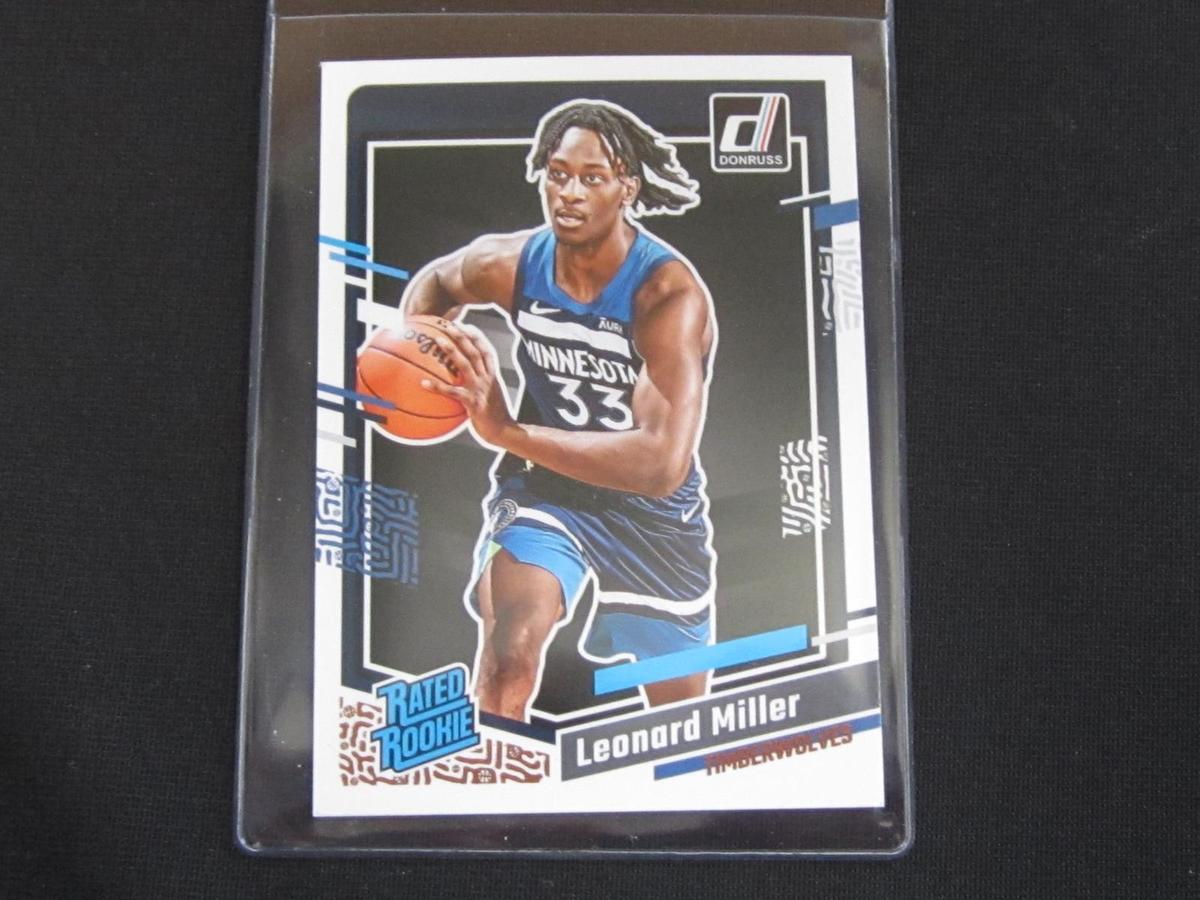 2023-24 DONRUSS LEONARD MILLER RC TIMBERWOLVES