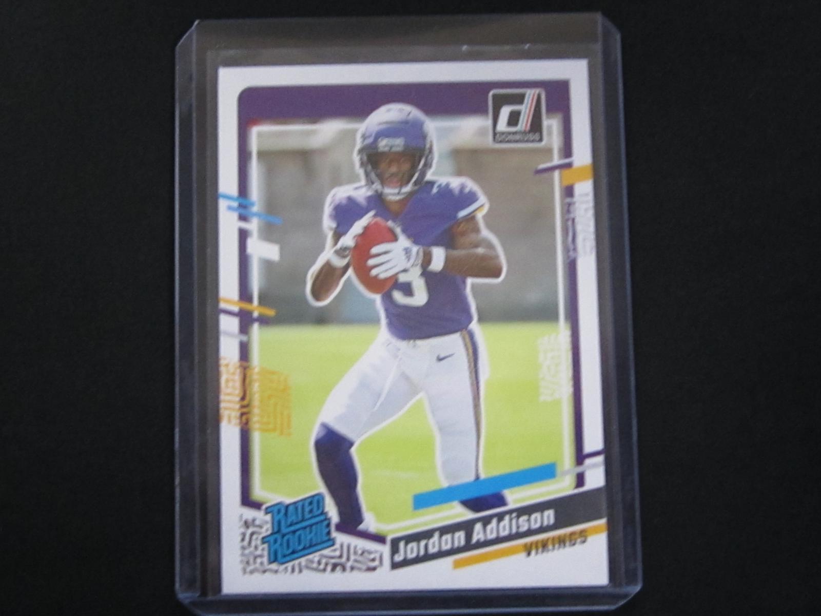 2023 DONRUSS JORDAN ADDISON RC VIKINGS