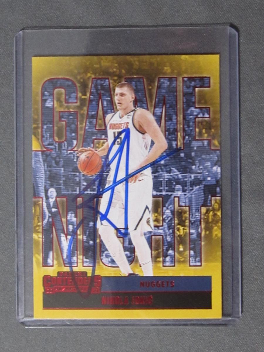 NIKOLA JOKIC SIGNED SPORTS CARD WITH COA