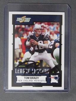 TOM BRADY SIGNED SPORTS CARD WITH COA