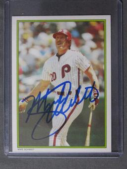 MIKE SCHMIDT SIGNED SPORTS CARD WITH COA