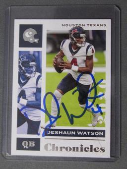 DESHAUN WATSON SIGNED SPORTS CARD WITH COA