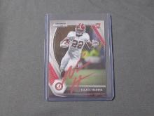 NAJEE HARRIS SIGNED ROOKIE CARD WITH COA