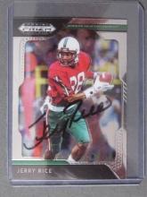 JERRY RICE SIGNED SPORTS CARD WITH COA