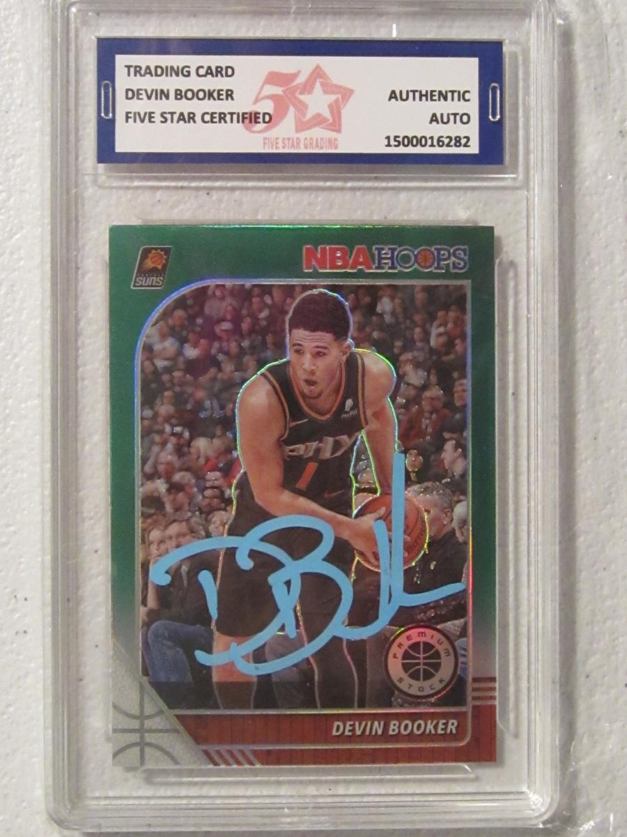 DEVIN BOOKER AUTHENTIC AUTO CARD FSG