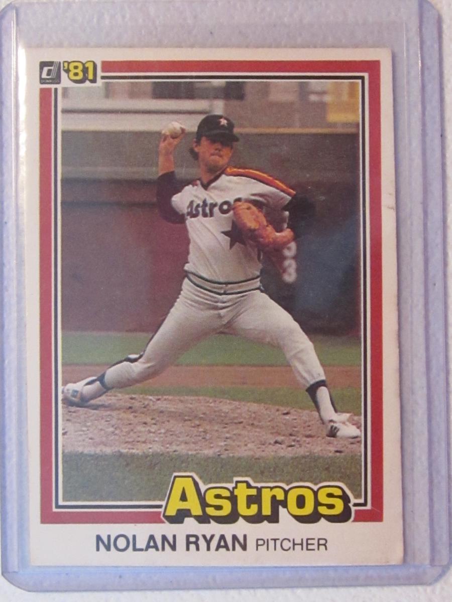 1981 DONRUSS NOLAN RYAN ASTROS