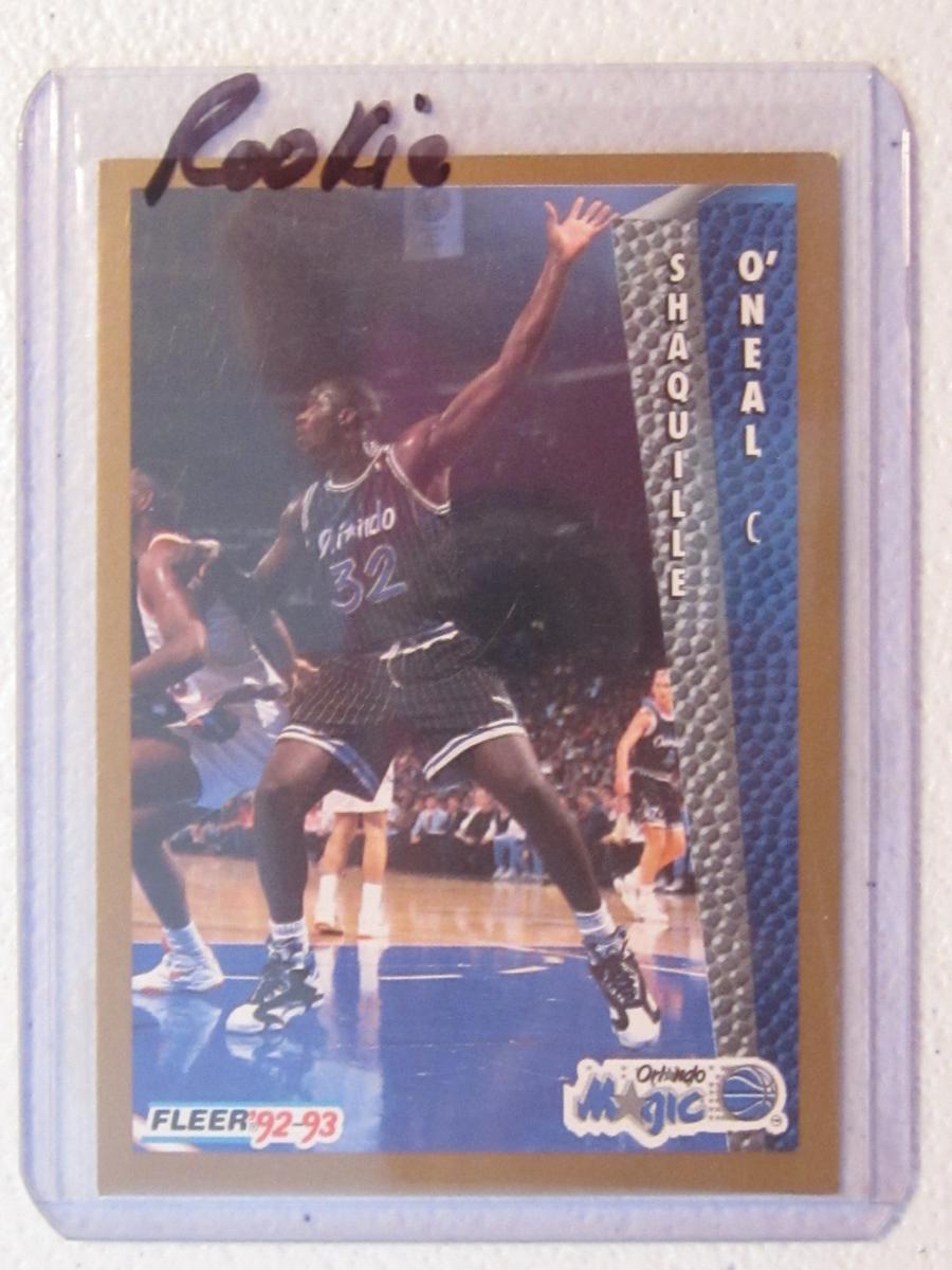 1992-93 FLEER SHAQUILLE O'NEAL RC MAGIC