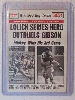 1969 TOPPS NO.168 1968 WORLD SERIES GAME 7