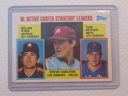 1984 TOPPS STRIKEOUT LEADERS NOLAN RYAN