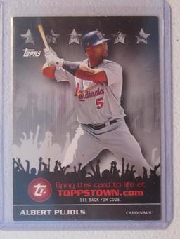 2009 TOPPS ALBERT PUJOLS TOPPS TOWN CARDINALS