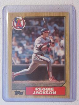 1987 TOPPS REGGIE JACKSON ANGELS