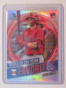 2021 BOWMAN CHROME ALEC BOHM ROOKIE