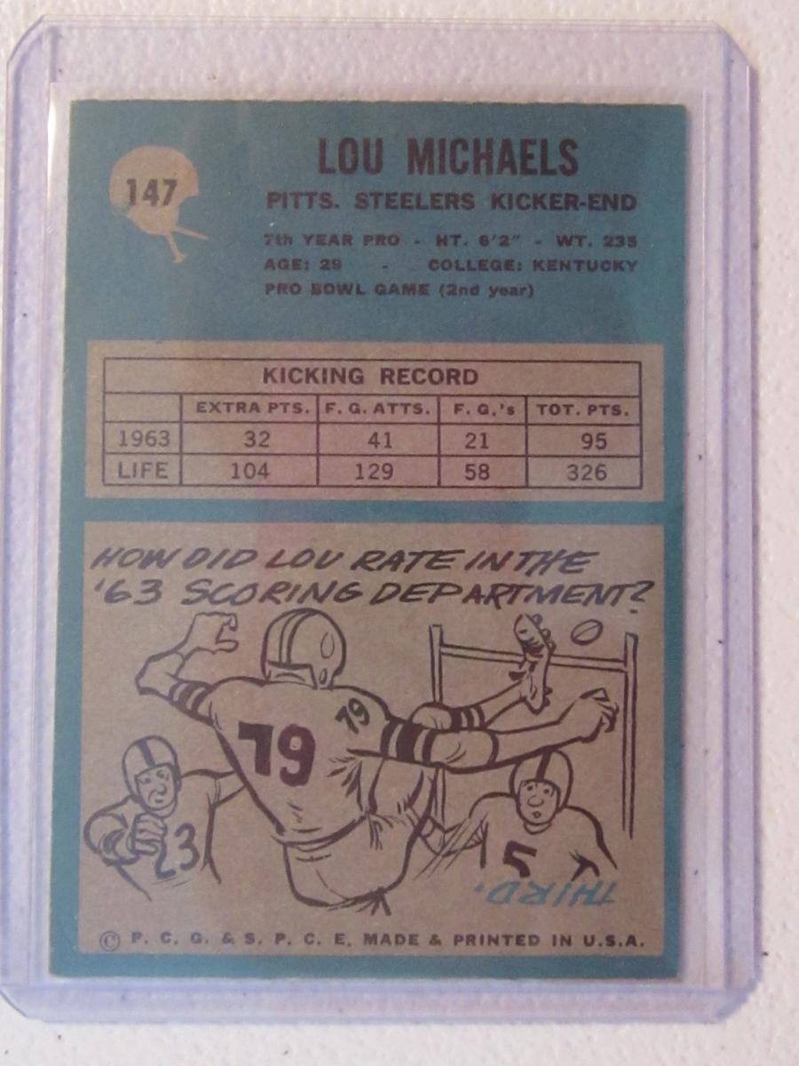 1964 PHILADELPHIA LOU MICHAELS NO.147 VINTAGE